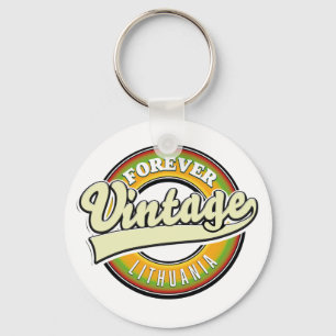 Oneindig Litouwen vintage logo. Sleutelhanger