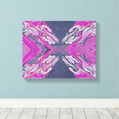 oneindig met elkaar verweven canvas afdruk (Insitu (Houten vloer))