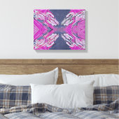 oneindig met elkaar verweven canvas afdruk (Insitu (Slaapkamer))