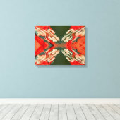 oneindig met elkaar verweven canvas afdruk (Insitu (Houten vloer))