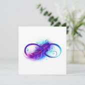 Oneindig met Paarse Veer Programmakaart (Staand voorkant)