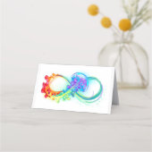 Oneindig met regenboogkwal afsprakenkaart (Achterkant)