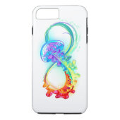 Oneindig met regenboogkwal Case-Mate iPhone case (Achterkant)