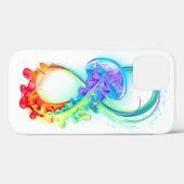 Oneindig met regenboogkwal Case-Mate iPhone case (Achterkant (horizontaal))