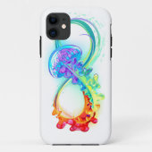 Oneindig met regenboogkwal Case-Mate iPhone case (Achterkant)