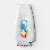 Oneindig met regenboogkwal flesjeskoeler (Voorkant)