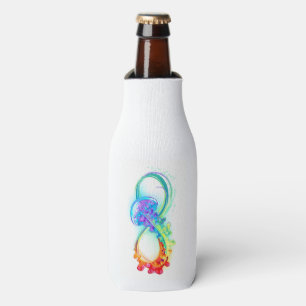 Oneindig met regenboogkwal flesjeskoeler