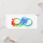 Oneindig met regenboogkwal kaart (Voorkant / Achterkant in situ)