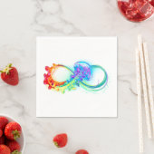 Oneindig met regenboogkwal servet (Insitu)