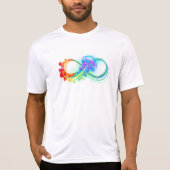 Oneindig met regenboogkwal t-shirt (Voorkant)