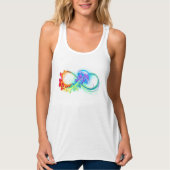 Oneindig met regenboogkwal tanktop (Voorkant)