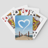 Oneindig pad Hartvormige wolk Speelkaarten (Achterkant)