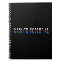 "Oneindig Potentieel" Motiverend Spiraal Notebook