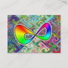oneindig regenboogVisitekaartje Visitekaartje
