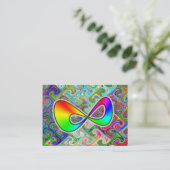 oneindig regenboogVisitekaartje Visitekaartje (Staand voorkant)