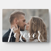 ONEINDIG Script Easel Achter Foto zonder lijst Fotoplaat (voorkant)