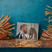 ONEINDIG Script Easel Achter Foto zonder lijst Fotoplaat (Zijkant)
