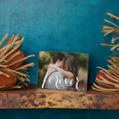 ONEINDIG Script Easel Achter Foto zonder lijst Fotoplaat (Zijkant)