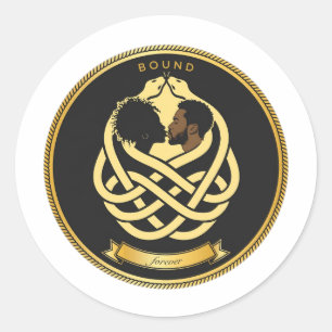 Oneindig Verbonden Badge Sticker