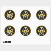 Oneindig Verbonden Badge Sticker (Vel)