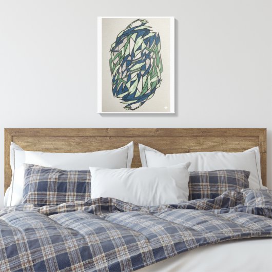 Oneindig webcanvas canvas afdruk (Insitu (Slaapkamer))