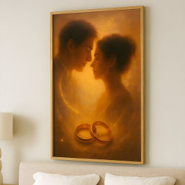 Oneindige Belofte – Romantisch Hemels Ontwerp Poster