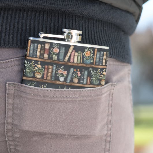 Oneindige Boeken Retro Heupfles (Voorbeeld)