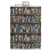 Oneindige Boeken Retro Heupfles (Voorkant)
