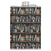 Oneindige Boeken Retro Heupfles (Achterkant)