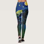 Oneindige Bosecho's – Een Boslandschap Leggings (Achterkant)