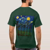 Oneindige Bosecho's – Een Boslandschap T-shirt (Achterkant)