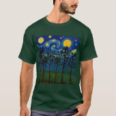 Oneindige Bosecho's – Een Boslandschap T-shirt (Voorkant)