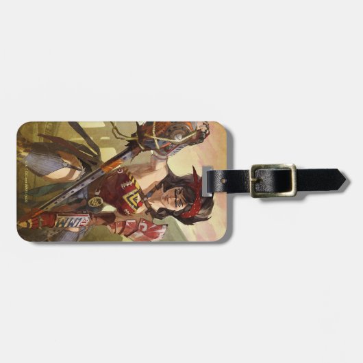 Oneindige Crisis Atomic Wonder Woman Illustratie Bagagelabel (Voorkant horizontaal)