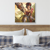 Oneindige Crisis Atomic Wonder Woman Illustratie Canvas Afdruk (Insitu (Slaapkamer))