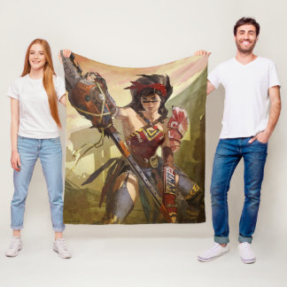Oneindige Crisis Atomic Wonder Woman Illustratie Fleece Deken