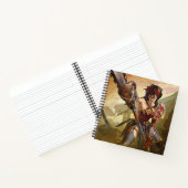 Oneindige Crisis Atomic Wonder Woman Illustratie Notitieboek (Binnen)