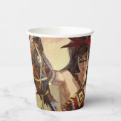 Oneindige Crisis Atomic Wonder Woman Illustratie Papieren Bekers (Links)