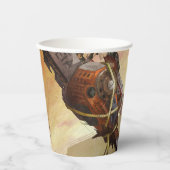 Oneindige Crisis Atomic Wonder Woman Illustratie Papieren Bekers (Voorkant)