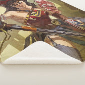Oneindige Crisis Atomic Wonder Woman Illustratie Sherpa Deken (3/4)