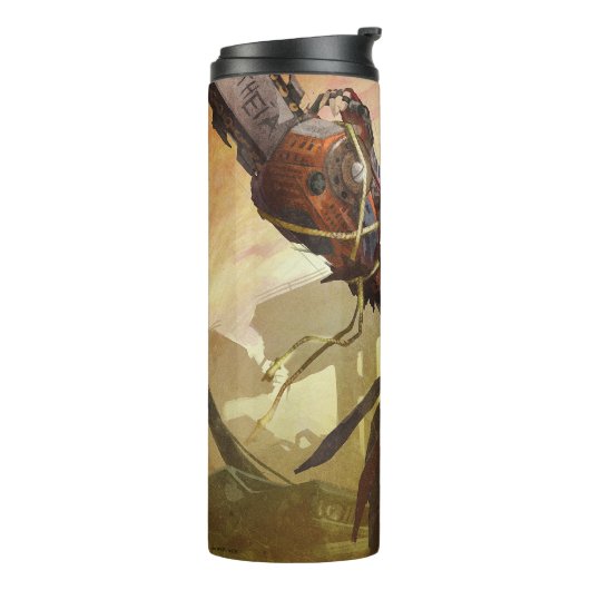 Oneindige Crisis Atomic Wonder Woman Illustratie Thermosbeker (Gedraaid links)