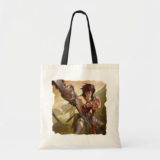 Oneindige Crisis Atomic Wonder Woman Illustratie Tote Bag (Voorkant)
