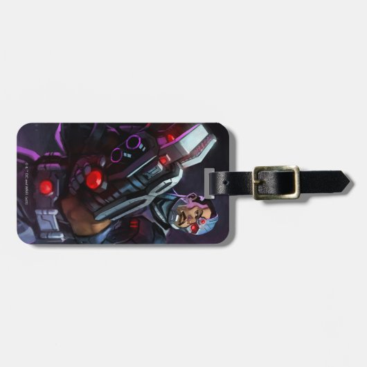 Oneindige Crisis Cyborg illustratie Bagagelabel (Voorkant horizontaal)