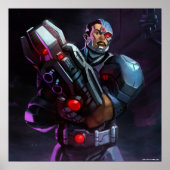 Oneindige Crisis Cyborg illustratie Poster (Voorkant)