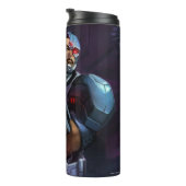 Oneindige Crisis Cyborg illustratie Thermosbeker (Geroteerd rechts)