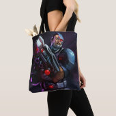Oneindige Crisis Cyborg illustratie Tote Bag (Dichtbij)