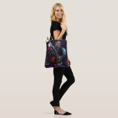 Oneindige Crisis Cyborg illustratie Tote Bag (Op model)