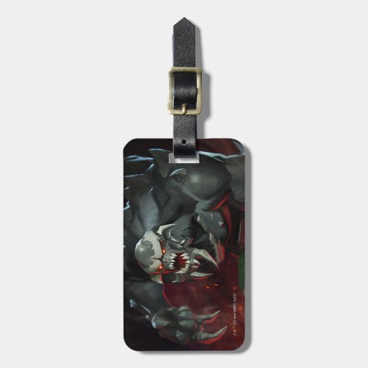 Oneindige Crisis Doomsday illustratie Bagagelabel (Voorkant verticaal)