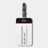 Oneindige Crisis Doomsday illustratie Bagagelabel (Achterkant verticaal)