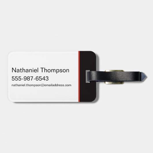 Oneindige Crisis Doomsday illustratie Bagagelabel (Achterkant horizontaal)