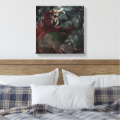 Oneindige Crisis Doomsday illustratie Canvas Afdruk (Insitu (Slaapkamer))